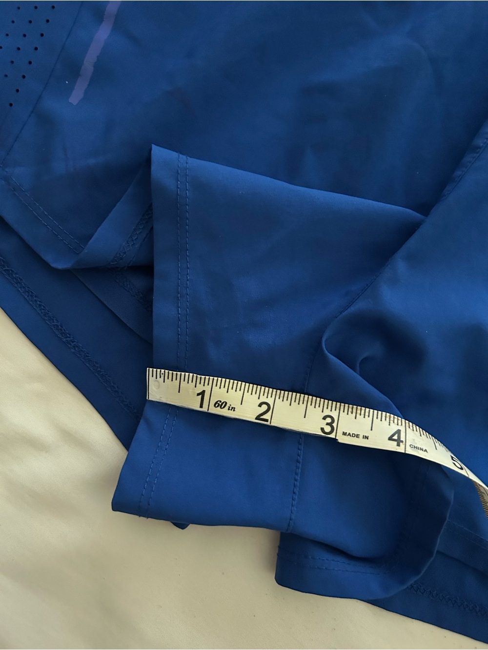 Asics Blue Performance Shorts - Picture 5 of 5